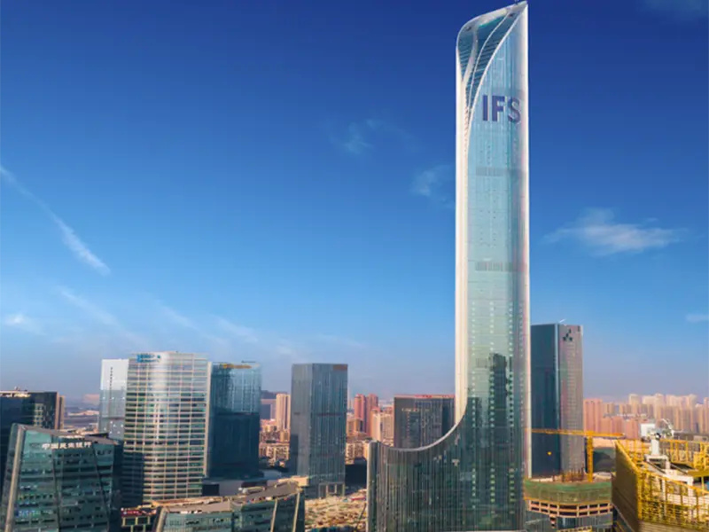 蘇州國(guó)金(jīn)金(jīn)融中心移動幕牆開(kāi)啓系統